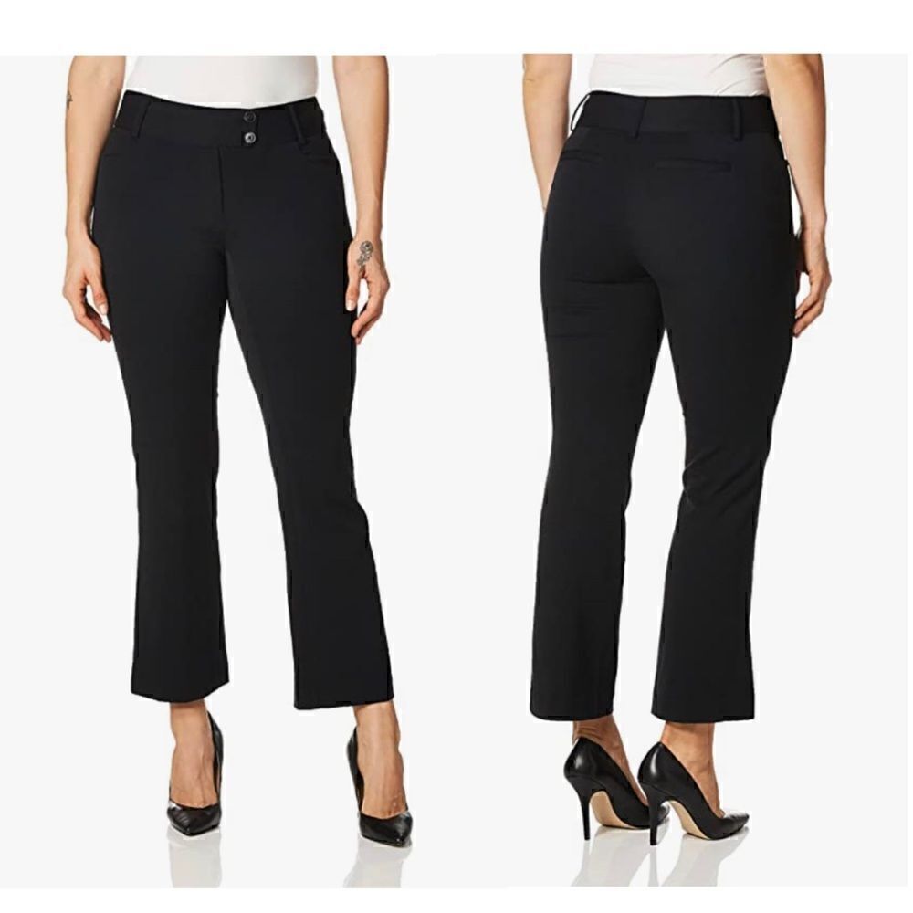 Rafaella Women's Curvy Fit Gabardine Dress Pants